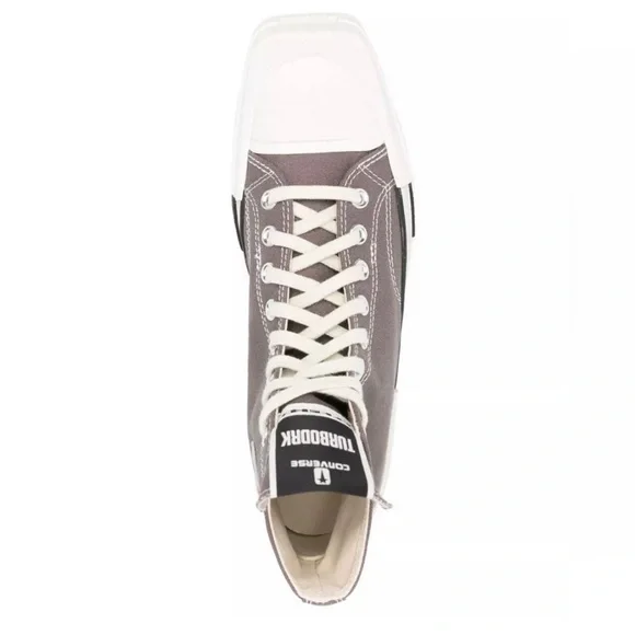 CONVERSE + RICK OWENS DRKSHDW TURBODRK HI SNEAKERS MEN SHOES 7.5 - Picture 4 of 9